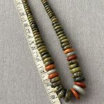 Vintage Chunky Earth Tone Necklace Green Photo 1