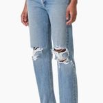 AGOLDE '90s Pinch Waist Ripped High Waist Straight Leg Jeans 25 Distressed Photo 2