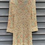 BCBGMAXAZRIA CBGMaxAzria Tan beaded cardigan Sweater Large Photo 1