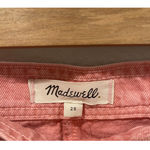 Madewell Pink Denim Mini Skirt Photo 3