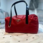 Prada  Women's Red and Black Bag Photo 2