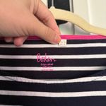 Boden navy blue white stripe crew neck cotton long sleeve top Size 4 Photo 1