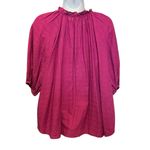 Knox Rose Y2K Women Top 2X Magenta Boho Cottagecore Peasant Whimsical Festival Photo 2