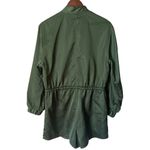 Hunter for Target Womens Satin Utility Romper in Olive Green Photo 7