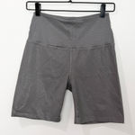 Beyond Yoga Twinkle High Waisted Biker Shorts Gray Sparkle Size Medium Photo 0