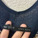 ZARA  Navy Speckled Camisole Top XS Photo 7