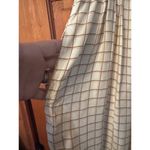 SANCIA The Ines Jumpsuit M White and Tan Check Ruffle crop Size M Photo 5