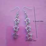 Stunning Hollow Star Dangle Earrings Photo 2