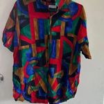 Vintage Caliche Collection Patterned Multicolored Button Photo 0