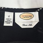 Talbots  back and white flowy straight skirt size 12 Photo 2