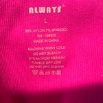 Always neon Pink women’s Spandex pull on shorts size large Photo 3