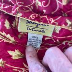 Shazein Intimate vintage women’s red/gold/floral caftan moo moo house dress OSFA Red Size undefined Photo 6