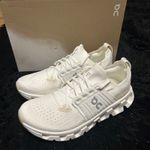 On Cloudwift white cream running athletic training lace up shoes sneakers sz 7.5 Photo 6