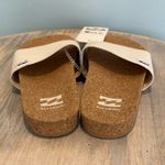 Billabong Beige Slide Sandals Cork footbed NWT size 7 Photo 5