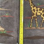 VTG Leather Tan Safari Elephant Animal Boho Jacket Coat Nature quaker factory M Size M Photo 2