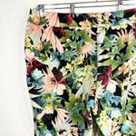Avenue  Plus Size 24 Capri Pants Tropical Print‎ Green Floral High Rise 1523 Photo 8