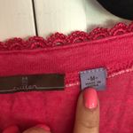 Cullen linen crochet lace trim dress size medium Pink Photo 4