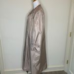 Vintage 80s Taupe Trench Coat ? Rain Jacket Sz 16 Large XL Tan Photo 2