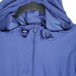 NWT Iris & Ink Hooded Zip Up Patriot Blue Performance Jacket Women's Size Large Photo 2