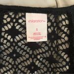 Xhilaration  Black Scoop Neck Tank w/ Lace Back - Size Small Photo 2