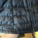 Athleta  Hooded Parka Quilted Goose Down Puffer Coat Winter Jacket Black Size L Photo 5