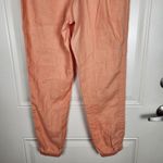 Athleta  Women's Peach Cabo Linen Jogger Orange Pants Size 6 Photo 8