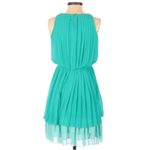 Jessica Simpson  Aqua Pleated Dress Photo 1