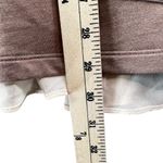 LOGO By Lori Goldstein LOGO Lori Goldstein Cardigan Womens M Brown Layered Hem Swiss Dot Layers Lounge Photo 8