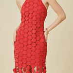 Boutique Red Game Day Dress  Photo 0
