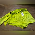 Hunter Bell  High Waist Yellow Shorts Photo 4