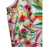J.Crew Womens Size 4 Floral Linen Blend Peplum Grandmacore Boho Top Photo 3