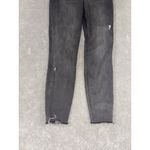 Spanx  Jeans Grey Distressed Denim Skinny Raw Hem‎ Pull On Size L #20213R Casual Photo 2