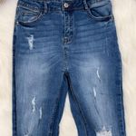 I & M Jeans Ariana Frayed High Rise Blue Skinny Jeans Juniors Size 5 Photo 3
