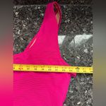 J.Crew Barbie Pink Ribbed Side Bow One Piece Swimsuit Plus Size 24 NWT Photo 5