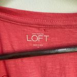 Loft Ann Taylor Pink Coral Cotton Flowy Lace Trim Summer Tank Top Medium Photo 3