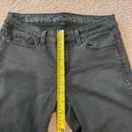 Calvin Klein Jeans  Charcoal Black Mid-waist Straight Leg Jeans S 28/6 Photo 4