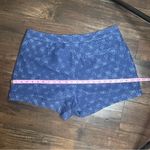 LC Lauren Conrad Lauren Conrad Shorts lace look fully lines Navy Blue Lace High Rise Photo 7