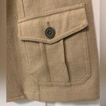 Vintage TanJay Petites Khaki Crop Jacket Shirt Size 6P Photo 1
