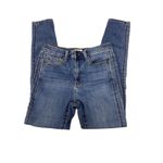 CRESCENT DRIVE‎ Blue Denim Five Pocket Faded Wash Skinny Jeans Size 30 outdoors Photo 5