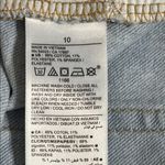 Old Navy ON OG Straight High Rise Blue Jean Shorts Distressed Secret Smooth Pockets Sz 10 Photo 5