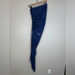 Norma Kamali  Strapless Diana Gown in Military Blue size Large New without tags Photo 7