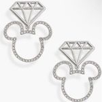 BaubleBar  x Disney Diamond Outline Drop Earring Photo 0