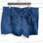 Old Navy  Womens Shorts High Rise Slouchy Straight Jean Denim Cut Off Size 22 Photo 2