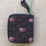 Vera Bradley  Mini Zip Wallet Houndstooth Brown Photo 3