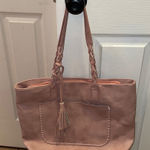 Weimeibaige Blush Vegan Leather tote Pink Photo 0