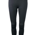 Set Active Women's Black Mid Rise Skinny Leg Workout Yoga Gym Leggings Pants M Photo 0