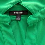 Premise Collared Blouse Green Size Large Photo 4