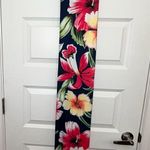 Unbranded Tropical Floral Print Sleeveless Bodycon Maxi Dress Blue Size M Photo 0