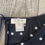 J.Crew  Size XXS Black and White Polka Dot Top Photo 5
