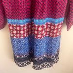 Tolani “Sava Dress” 100% Silk Womens Tunic Dress Red Size XS Celebrity Famous Photo 5